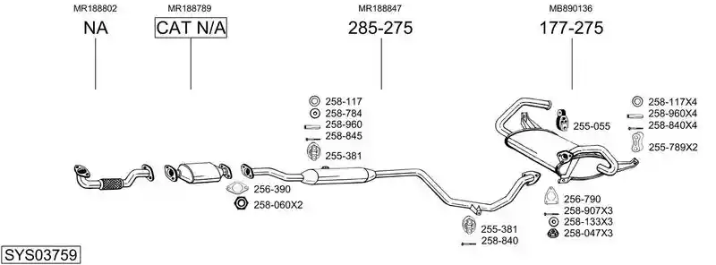 BOSAL SYS03759