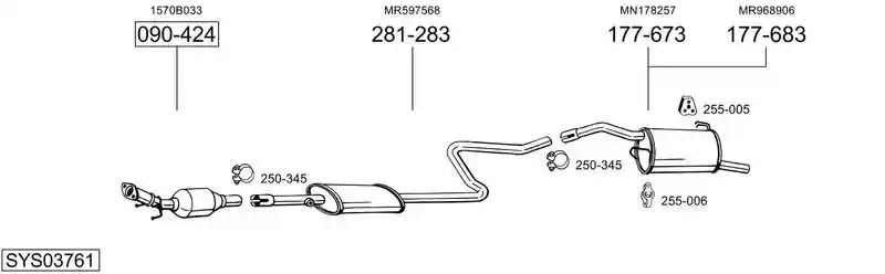 BOSAL SYS03761