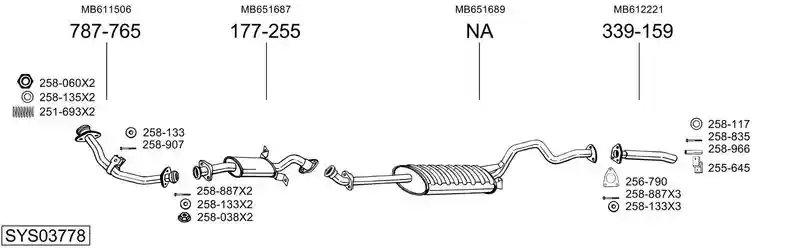 BOSAL SYS03778