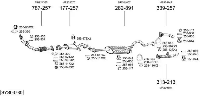 BOSAL SYS03780