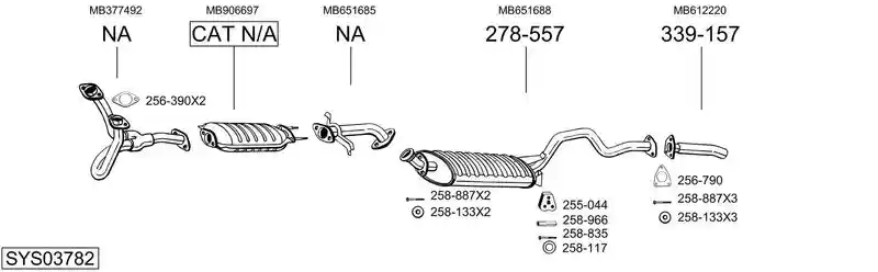 BOSAL SYS03782