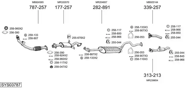 BOSAL SYS03787