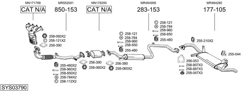 BOSAL SYS03790