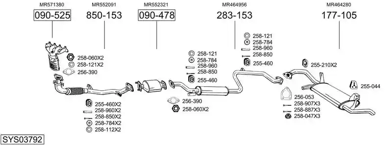 BOSAL SYS03792