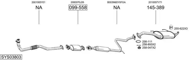 BOSAL SYS03803