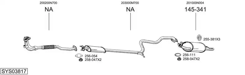 BOSAL SYS03817