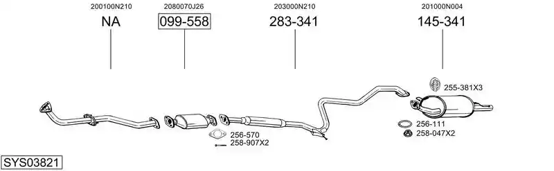 BOSAL SYS03821