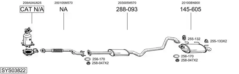 BOSAL SYS03822