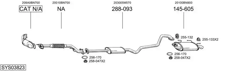 BOSAL SYS03823