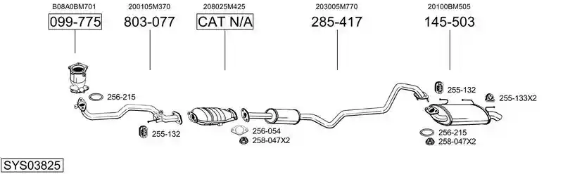 BOSAL SYS03825