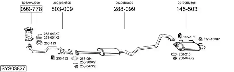 BOSAL SYS03827