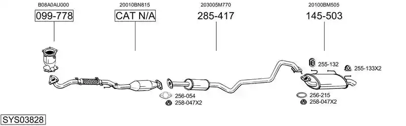 BOSAL SYS03828