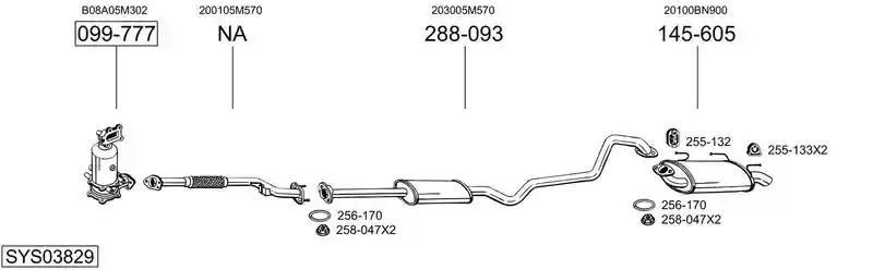 BOSAL SYS03829