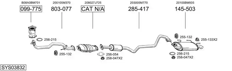 BOSAL SYS03832