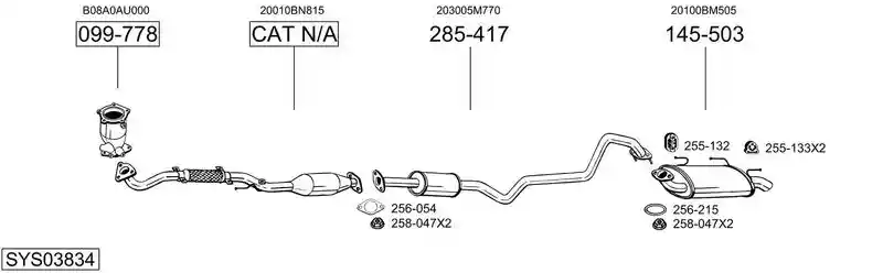 BOSAL SYS03834