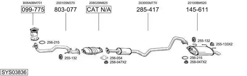 BOSAL SYS03836