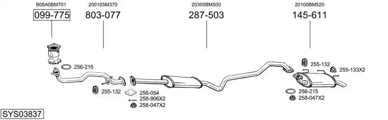 BOSAL SYS03837