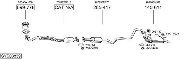 BOSAL SYS03839