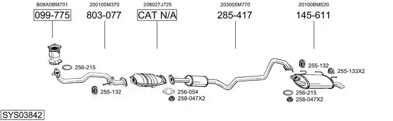 BOSAL SYS03842