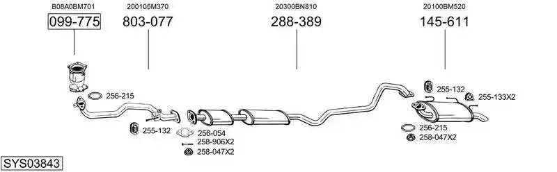 BOSAL SYS03843