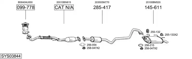 BOSAL SYS03844
