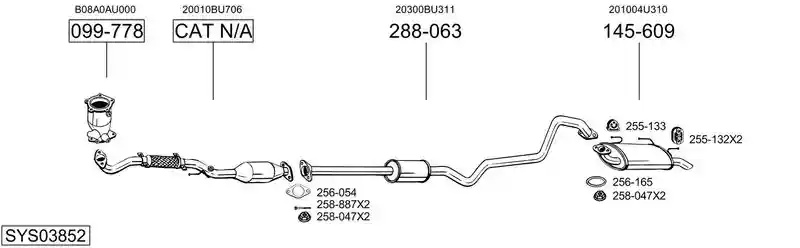 BOSAL SYS03852