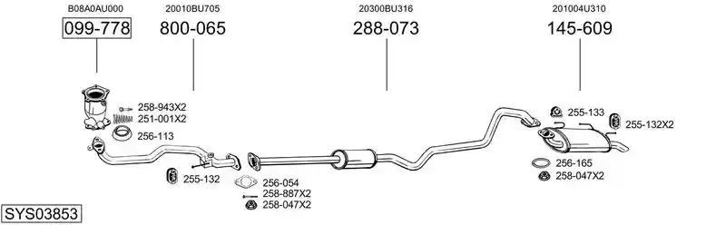 BOSAL SYS03853