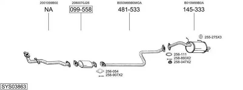 BOSAL SYS03863