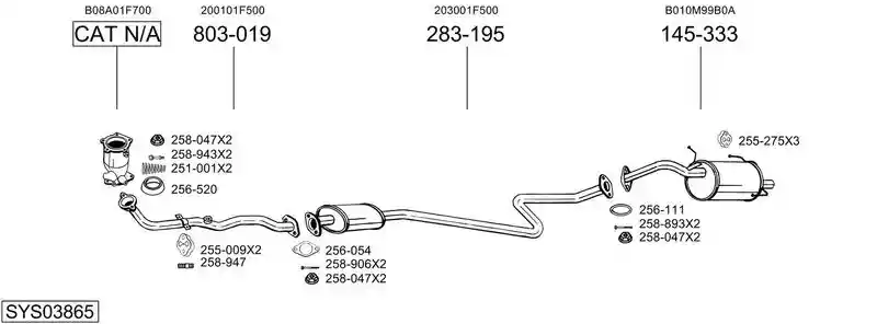BOSAL SYS03865
