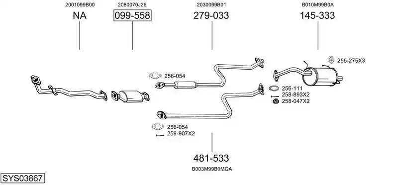 BOSAL SYS03867