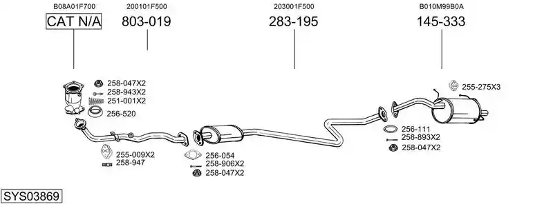 BOSAL SYS03869