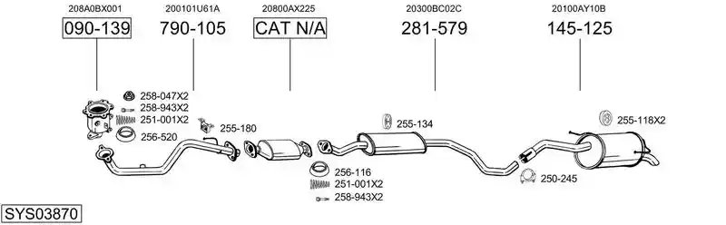 BOSAL SYS03870