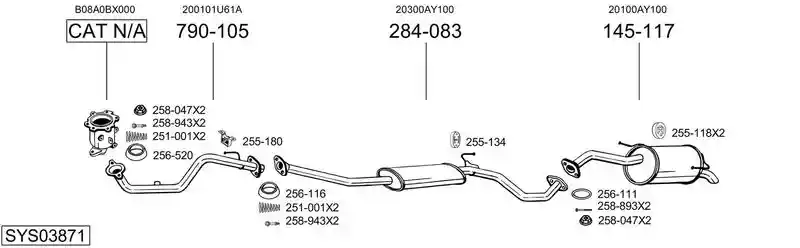 BOSAL SYS03871
