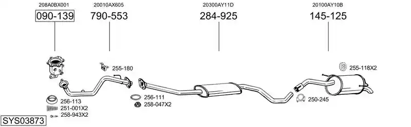 BOSAL SYS03873