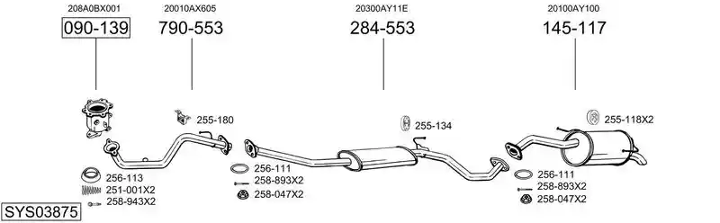 BOSAL SYS03875