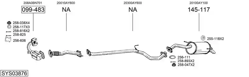 BOSAL SYS03876