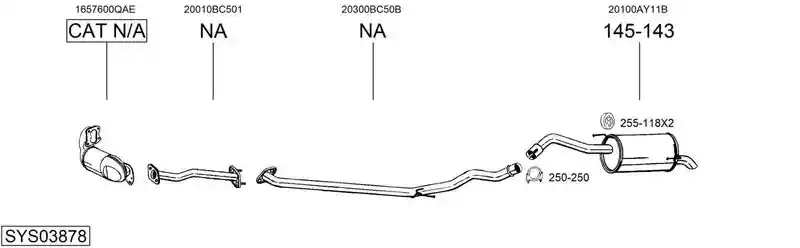 BOSAL SYS03878