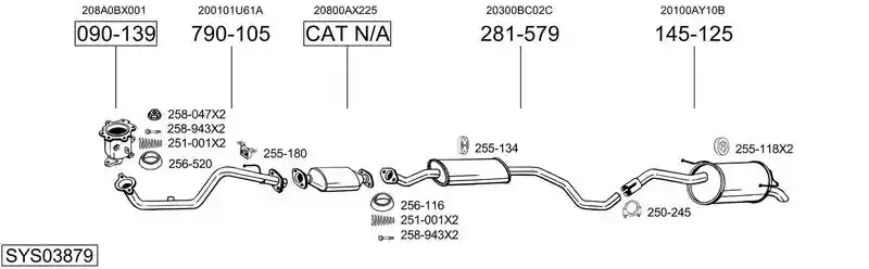 BOSAL SYS03879