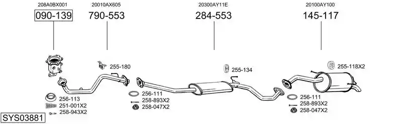 BOSAL SYS03881