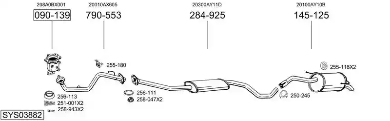 BOSAL SYS03882