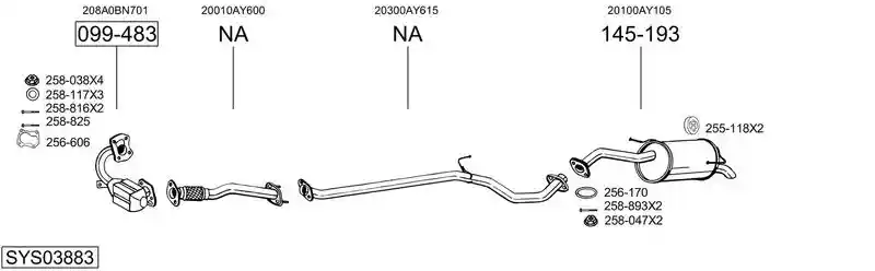 BOSAL SYS03883