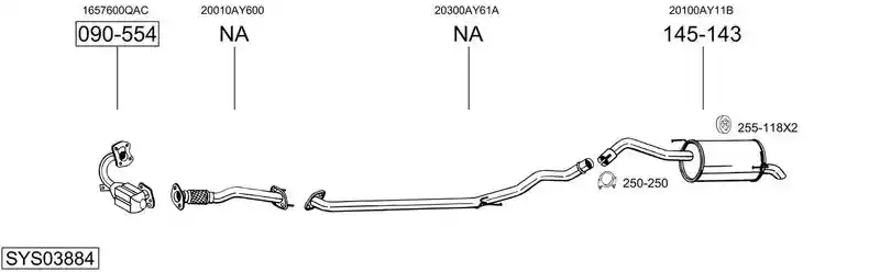BOSAL SYS03884