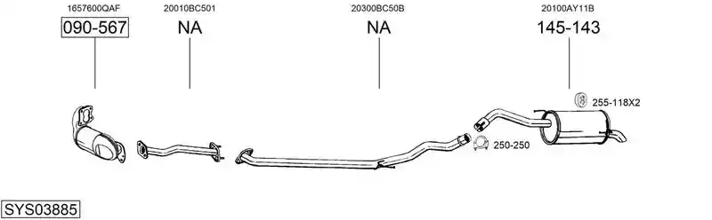 BOSAL SYS03885