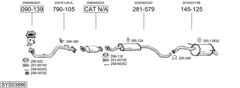 BOSAL SYS03886
