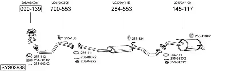 BOSAL SYS03888