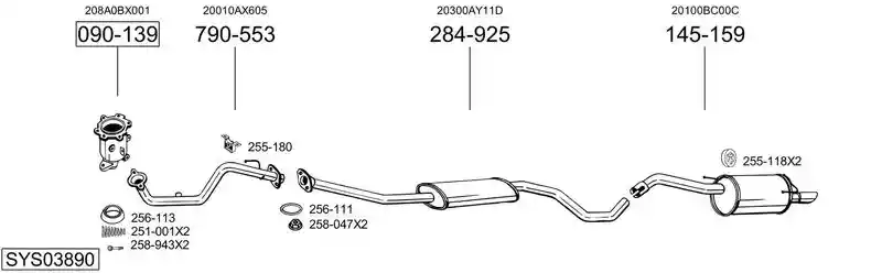 BOSAL SYS03890