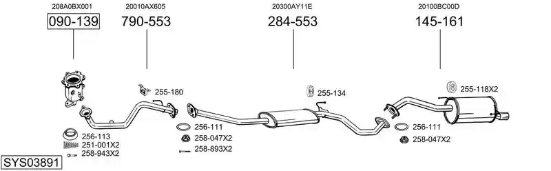 BOSAL SYS03891