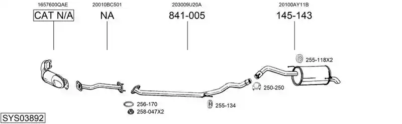 BOSAL SYS03892