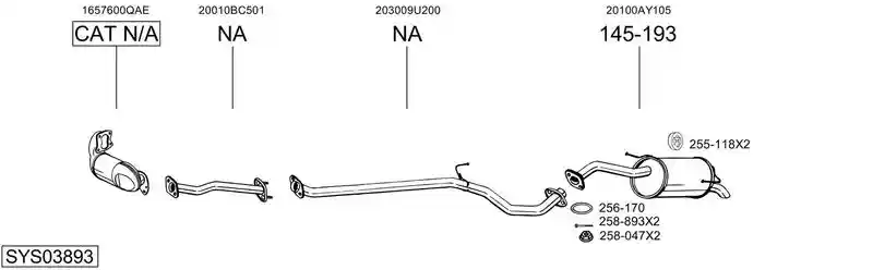 BOSAL SYS03893
