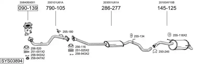 BOSAL SYS03894